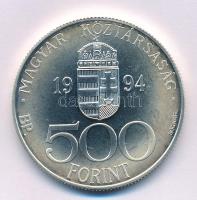 1994. 500Ft Ag "ECU - Integráció az Európai Unióba" kapszulában T:BU patina Adamo EM136