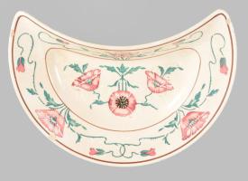 2 db Villeroy &amp; Boch fajansz csontos tál, Kézzel festett, jelzett, hibátlan 20 cm