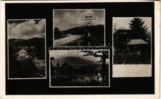 Marosfő, Izvoru Muresului; üdülőtelep, vasútállomás, Siesta pensio / holiday resort, railway station (vágott / cut)