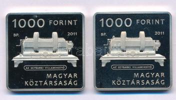 2011. 1000Ft Cu-Ni "Jedlik Ányos - a Dinamó-elv leírója" kapszulában (2x) T:PP Adamo EM236