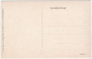 Miskolc, Palóczy utcai izraelita templom belső, zsinagóga. Nyomta Glass és Tuscher. Judaika / synago...