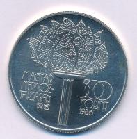 1986. 500Ft Ag "XV. Téli Olimpia Calgary 1988" kapszulában T:BU folt Adamo EM98