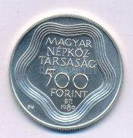 1989. 500Ft Ag "Nyári olimpia - Barcelona" kapszulában T:BU folt Adamo EM110