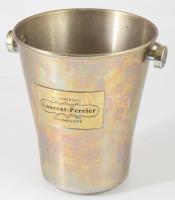 Laurent Perrier jégvödör, jelzett, d: 19 cm, m: 21 cm