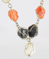 Minerál ékszer szett, fülbevaló pár és nyaklánc