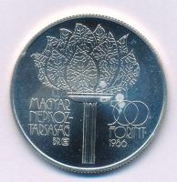 1986. 500Ft Ag "XV. Téli Olimpia Calgary 1988" kapszulában T:BU folt Adamo EM98