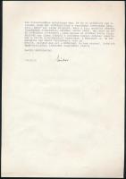 1993 Radnóti Sándor (1946- ) Széchenyi-díjas esztéta, kritikus, filozófus, irodalomtörténész autográ...