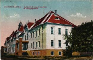 1927 Dicsőszentmárton, Tarnaveni, Diciosanmartin; Kis-Küküllő vármegyei kórház és elmegyógyintézet. Erzsébet nyomda / Kis-Küküllő County (Comitatul Tarnava-Mica) hospital and mental hospital, asylum (b)