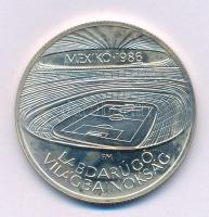 1986. 500Ft Ag "Labdarúgó Világbajnokság - Mexikó 1986 - Stadion" kapszulában T:UNC (erede...