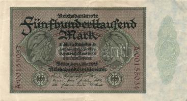 Német Birodalom / Weimari Köztársaság 1922. 50.000M T:III + 1923. 500.000M T:II- + 2.000.000M T:II- ...