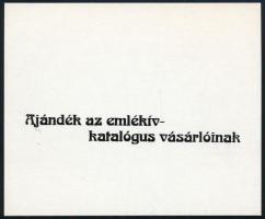 1998/A279b "Ajándék az emlékív-katalógus vásárlóinak" próbanyomat kartonpapíron