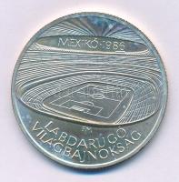 1986. 500Ft Ag "Labdarúgó Világbajnokság - Mexikó 1986 - Stadion" kapszulában T:BU fo.
Ad...