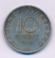 1948. 10Ft Ag "Széchenyi" kapszulában T:XF patina Adamo EM2