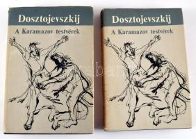 Dosztojevszkij, Fjodor Mihajlovics: A Karamazov testvérek 1-2. köt. Ford.: Makai Imre. Bp., 1975, Európa, 424+1 p.; 583+1 p. Kiadói egészvászon-kötés, foltos, kissé hiányos kiadói papír védőborítóban.