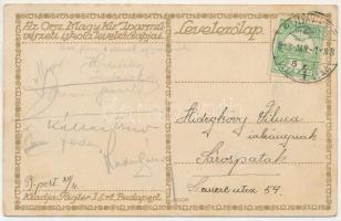 1913 Az Orsz. Magy. Kir. Iparművészeti iskola levelezőlapjai. Ungarische Werkstätte No. 2006. Kiadja...