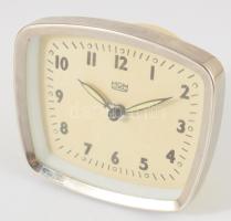 1970 MOM asztali óra, eredeti dobozában, 7,5x9 cm