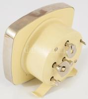 1970 MOM asztali óra, eredeti dobozában, 7,5x9 cm