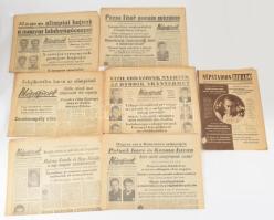 1964 A Népsport 6 db a tokiói olimpiával foglalkozó száma + 1957 A Népstadion Hiradó egy száma, sérült címlappal, fűzés nélkül