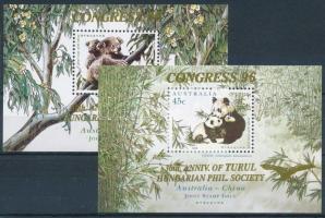 1996 30 éves a Turul Magyar Filatéliai Társaság - Ausztrália kongresszus emlékívpár