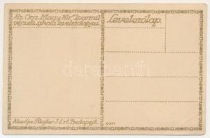 Karácsony. Az Orsz. Magy. Kir. Iparművészeti Iskola levelezőlapjai. Rigler J. E. rt. 2027. / Ungaris...