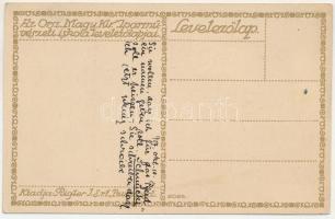 1917 Az Orsz. Magy. Kir. Iparművészeti iskola levelezőlapjai. Ungarische Werkstätte No. 2025. Kiadja...