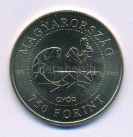 2021. 750Ft "Győr 750 éve város" Cu-Ni-Zn kapszulában T:BU