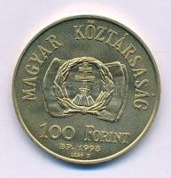 1998. 100Ft Cu-Ni-Zn "1848-1849-es szabadságharc" kapszulában T:BU Adamo EM150
