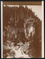 1912 Lotrióra-patak, Erdély, hátoldalon feliratozott fotó, 12×9 cm