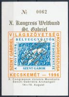 1996/D19 Pannonhalma millenniuma emlékív