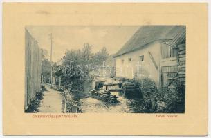 1916 Gyergyószentmiklós, Gheorgheni; Patak részlet, vízimalom. W.L. Bp. 6905. Sándory Mihály kiadása...