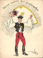 Hungarian folklore litho s: Pálffy