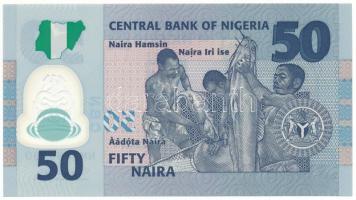 Nigéria 2010. 50N "Nigéria függetlenségének 50. évfordulója", "NM7488190" T:UNC Nigeria 2010. 50 Naira "50th Anniversary of Nigeria's Independence", "NM7488190" C:UNC Krause 37.