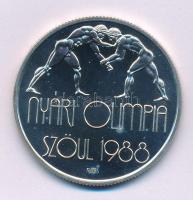 1987. 500Ft Ag "Nyári Olimpia - Szöul 1988" kapszulában T:BU patina
Adamo EM99