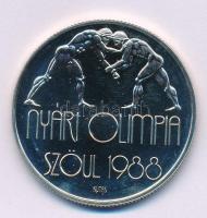 1987. 500Ft Ag "Nyári Olimpia - Szöul 1988" kapszulában T:BU patina
Adamo EM99