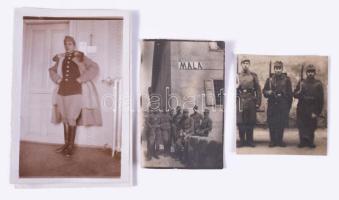 51 db I. világháborús osztrák-magyar katonai fénykép, vegyes méretben
