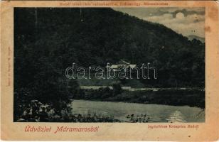 1899 Erdészvölgy, Kuzij (Lonka, Luh; Tisza-völgy, Máramaros); Rudolf trónörökös vadászkastélya. Mayer és Berger kiadása / Jagdschloss Kronprinz Rudolf / Hunting castle (vágott / cut)