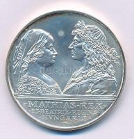 1990. 500Ft Ag "Mátyás király / Beatrix" kapszulában T:BU patina
Adamo EM113