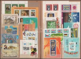 95 féle blokk és kisív 6 db A4-es berakólapon