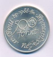1988. 500Ft Ag "Világ vadvédelmi alap" kapszulában T:BU Adamo EM100