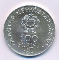 1972. 100Ft Ag "Budapest" kapszulában T:BU patina Adamo EM40