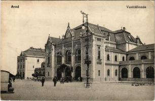 1914 Arad, vasútállomás / railway station (EK)