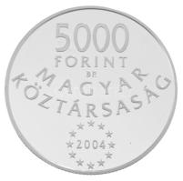 2004. 50.000Ft Au "Magyarország az Európai Unió tagja" tanúsítvánnyal (13,964g/0.986) + 2004. 5000Ft Ag "Magyarország az Európai Unió tagja" tanúsítvánnyal (31,46g/0.925) a két érme együtt díszdobozban T:PP Hungary 2004. 50.000 Forint Au "Hungary becomes a member of the European Union" with certificate (13,964g/0.986) + 2004. 5000 Forint Ag "Hungary becomes a member of the European Union" with certificate (31,46g/0.925) the two coins in display case C:PP Adamo EM190, EM191