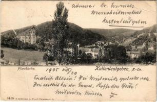 1905 Kaltenleutgeben, Pfarrkirche. C. Ledermann jr. / church (fa)