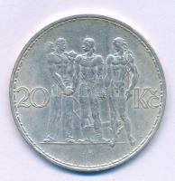 Csehszlovákia 1934. 20K Ag "Ipar, mezőgazdaság, üzlet" T:XF
Czechoslovakia 1934. 20 Korun...