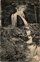 Stájerlak, Steierlak, Stájerlakanina, Steierdorf, Anina; Bozovicsi út, Coronini-forrás. G. Florianschütz / road, waterfall, spring source