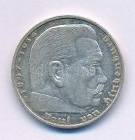 Német Harmadik Birodalom 1937G 2M Ag "Hindenburg" T:XF patina
German Third Reich 1937G 2 ...