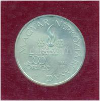 1984. 500Ft Ag "Téli Olimpiai Játékok - Szarajevó" eredeti műbőr tokban, tanúsítvánnyal T:...