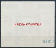 1992/A10 Cserkészmozgalom ajándék emlékív