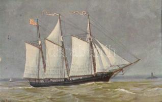 American Three-masted schooner (EK)