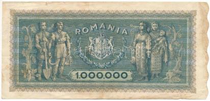 Románia 1947. 1.000.000L "B.0568 0822" T:VG
Romania 1947. 1.000.000 Lei "B.0568 0822...